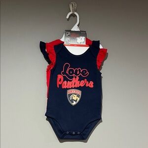 NHL Florida Panthers onesies Set - Navy and Red